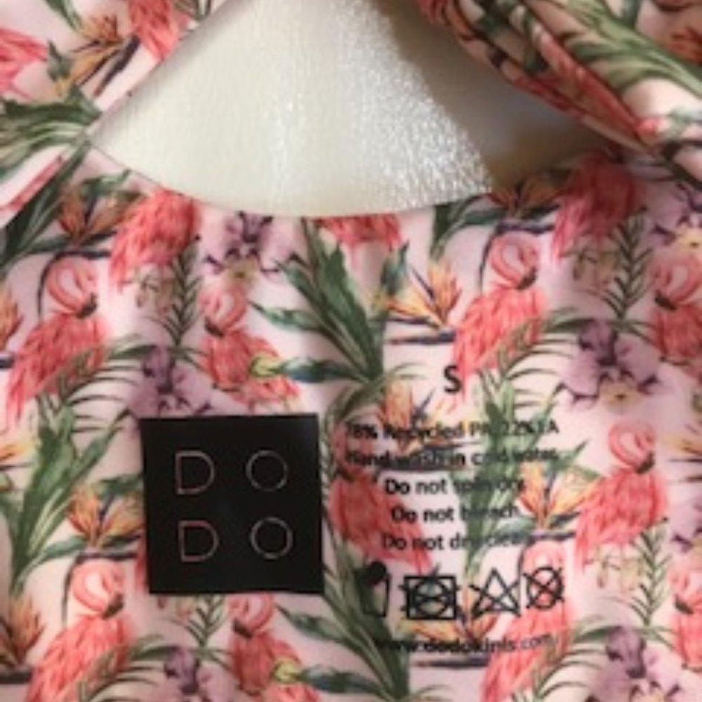 NWT DOdO Kinis The Kate Knot Top In Pink Flamingo - Picture 5 of 9